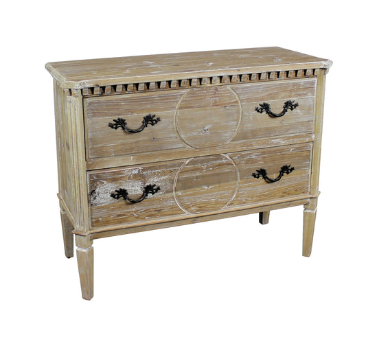 Victoria 2 Drawer Chest, driftwood