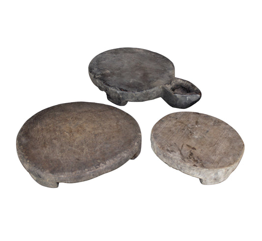 Vintage Wooden Risers 8-10", set of 3